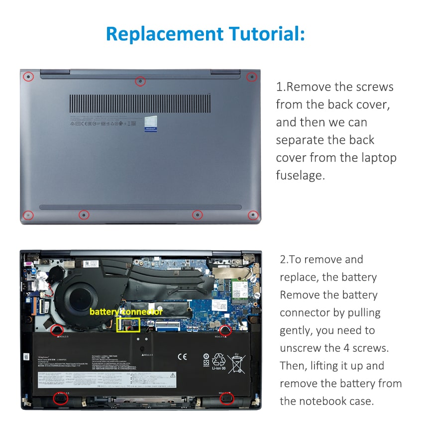 Kingsener-L19M4PDC-laptop battery-4622mAh