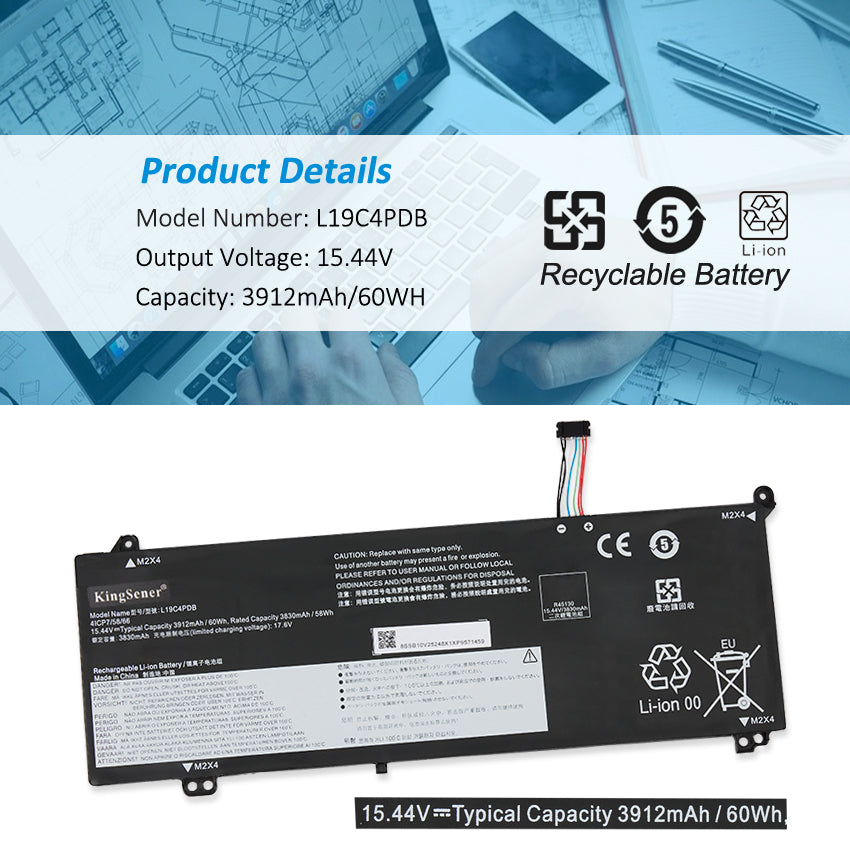 Lenovo-ThinkBook-L19C4PDB-60WH-Laptop-Battery