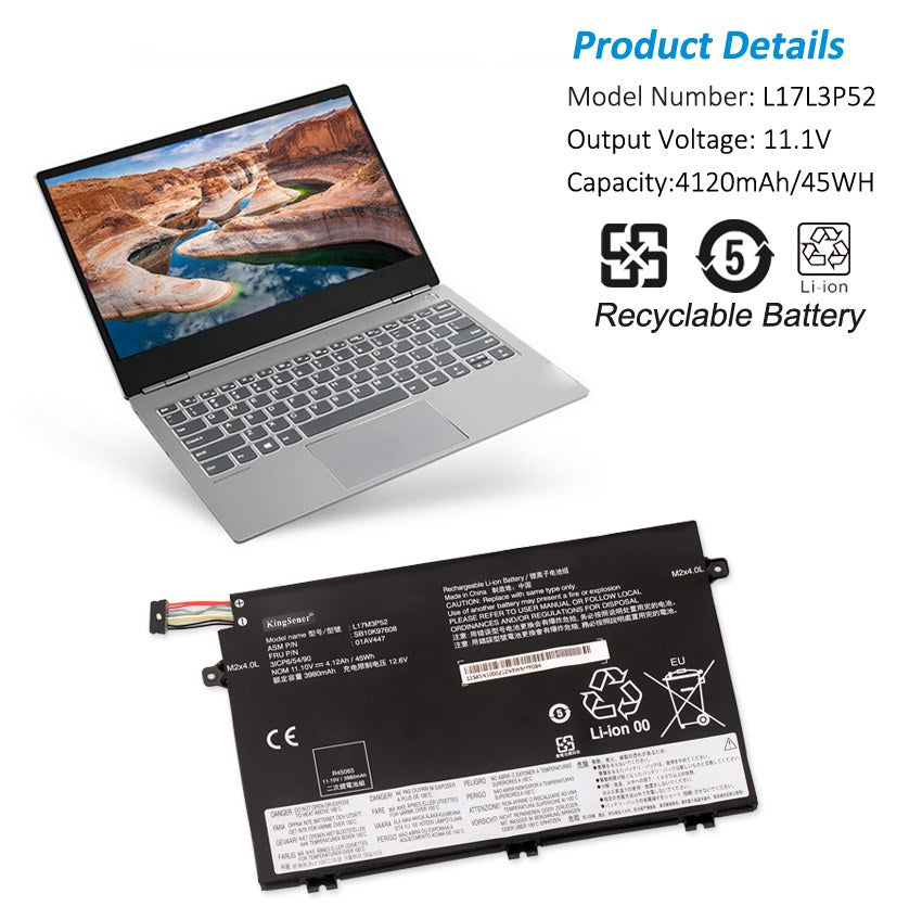 Lenovo-ThinkPad-L17M3P52-Notebook-Battery-4120mAh