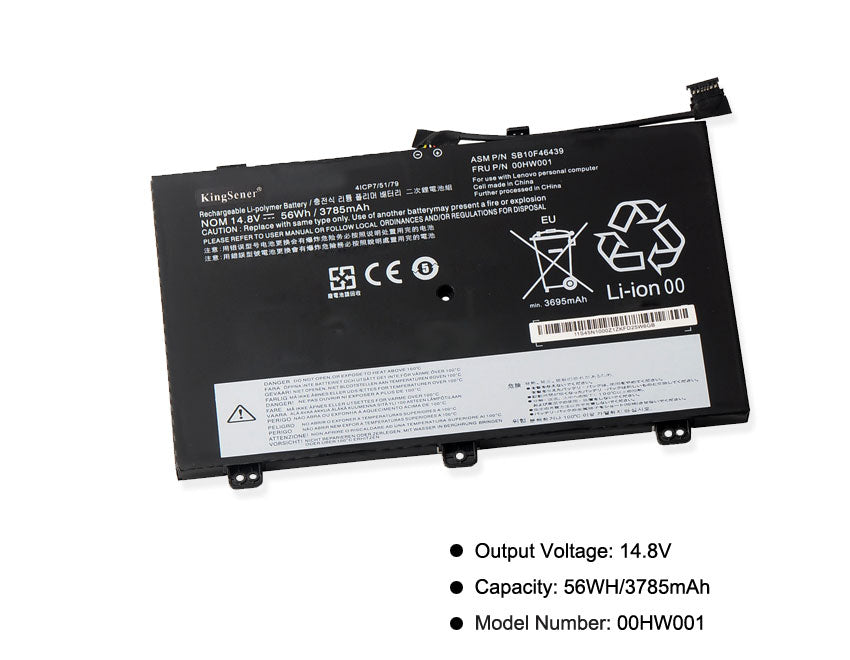 Lenovo-ThinkPad-00HW001-laptop-battery-56WH