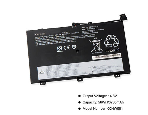 Lenovo-ThinkPad-00HW001-laptop-battery-56WH