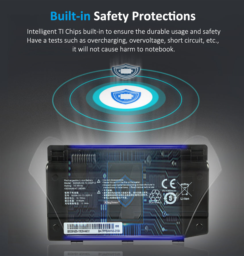 MECHREVO-GE5SN-03-12-3S2P-0-4300mAh-Laptop-Battery