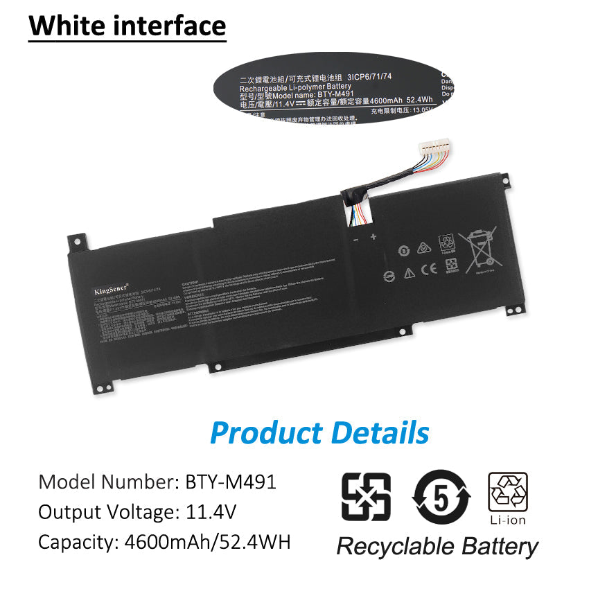MSI-Modern-BTY-M491-52.4WH-Laptop-Battery