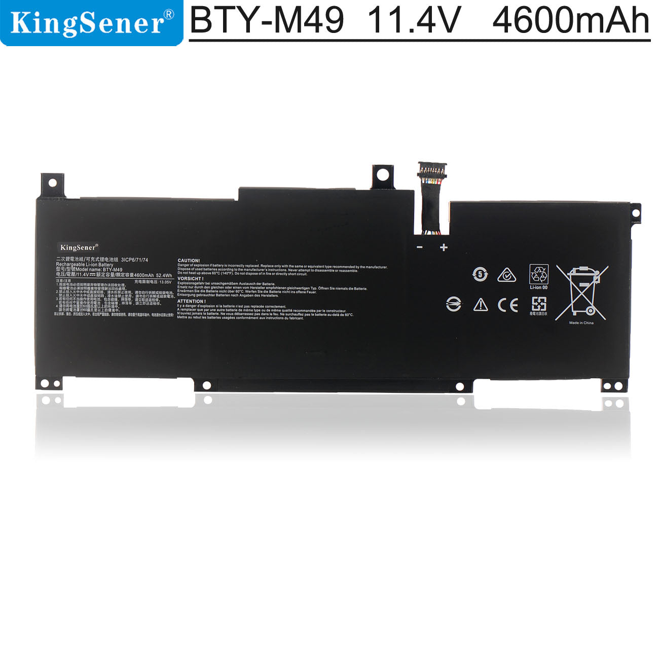MSI-Prestige-BTY-M49-52.4WH-Laptop-battery