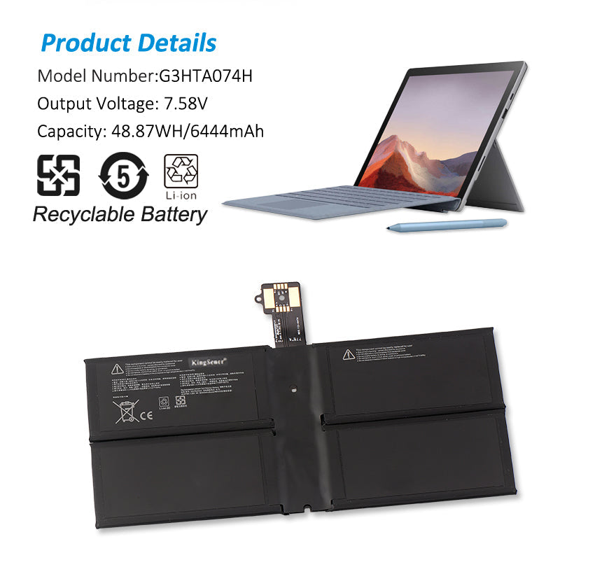 Microsoft-Surface-Pro-G3HTA074H-48.87WH-Battery