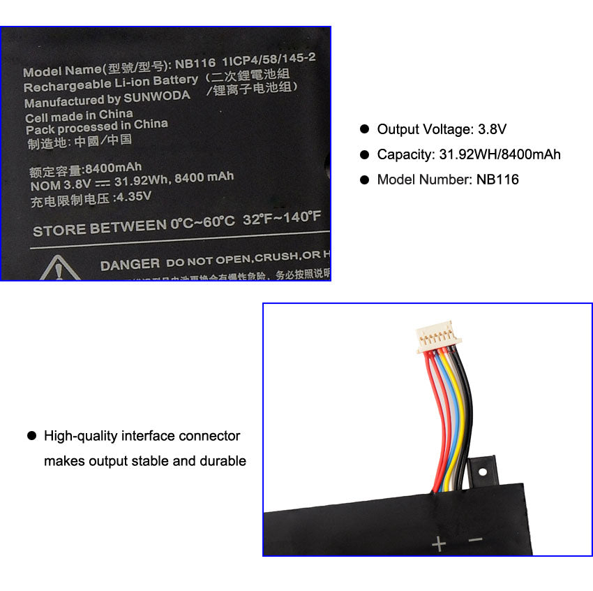 Lenovo-IdeaPAd-NB116-Notebook-Battery-8400mAh