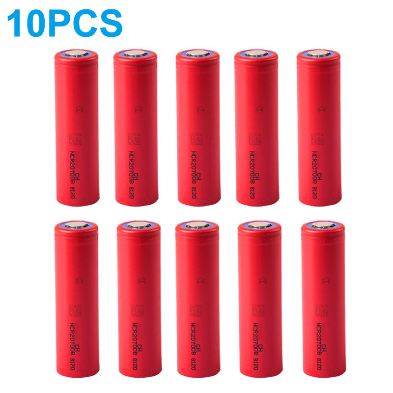 NCR20700B 4050mAh 3.6V Li-ion Batteries For SANYO Applicable Flashlight Electronic Cigarettes Scooter LED Lamp Computer 10PCS