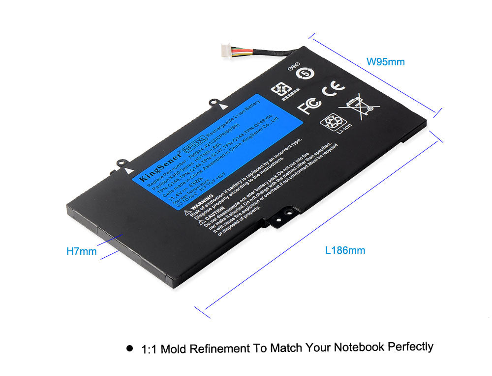 HP-Pavilion-NP03XL-tablet-battery-43WH