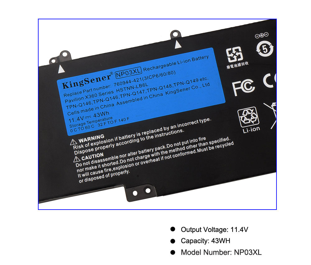 HP-Pavilion-NP03XL-tablet-battery-43WH