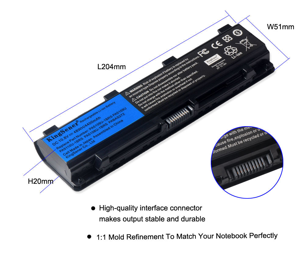 Toshiba-PA5109U-Laptop-Battery-4400mAh