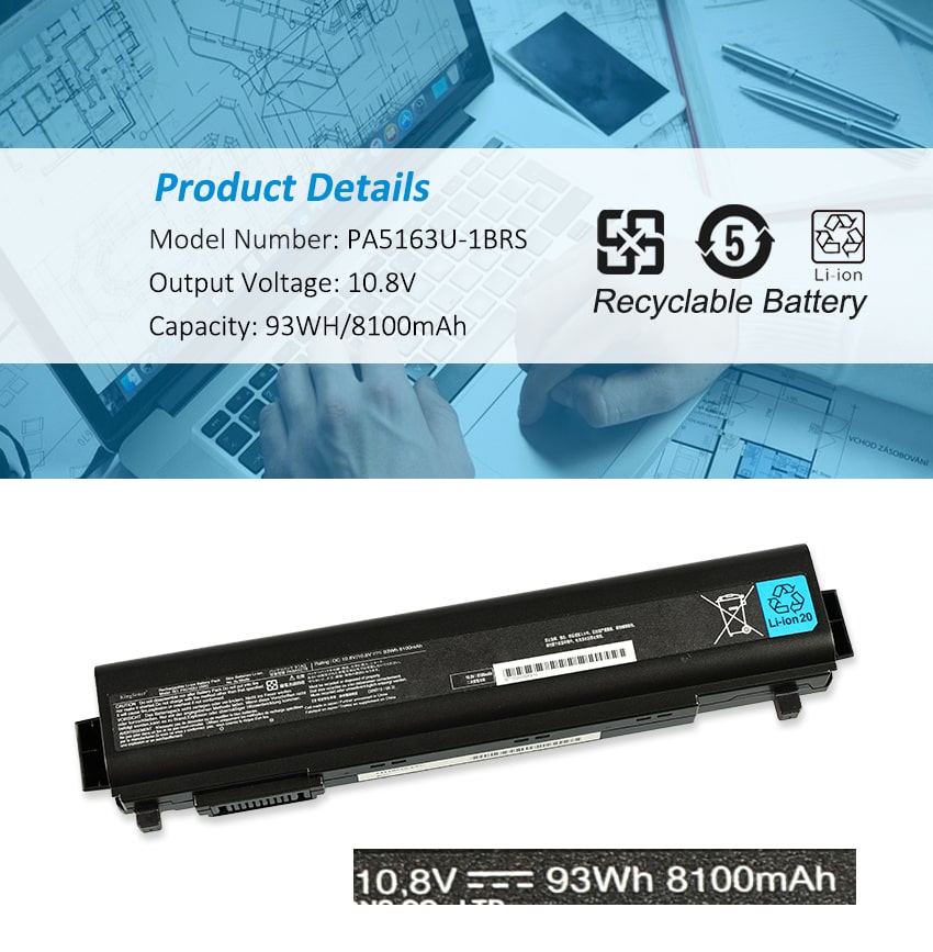Kingsener-PA5163U-1BRS-laptop battery-8100mAh