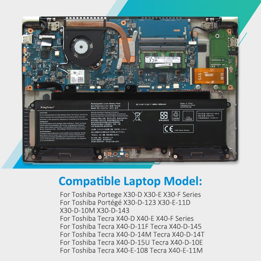 Kingsener-PA5278U-laptop battery-4080mAh