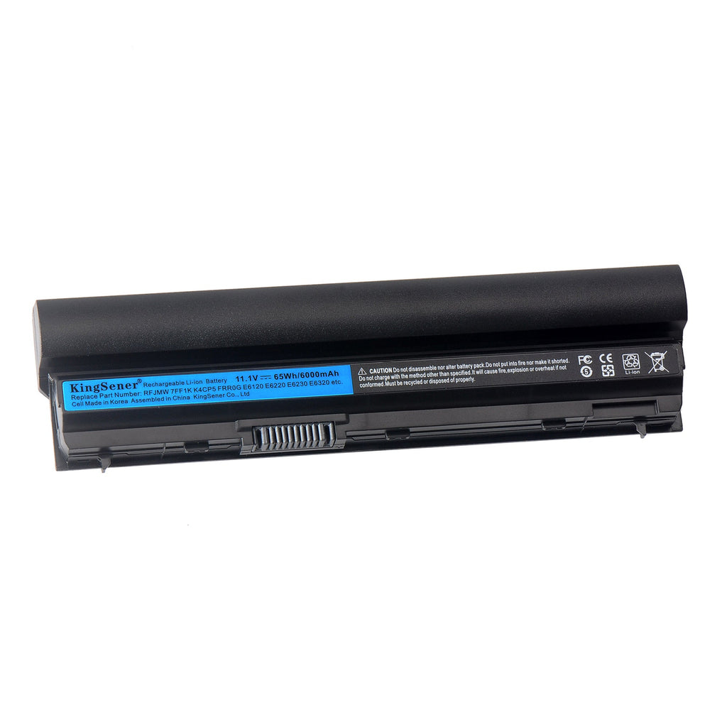 US KingSener Brand RFJMW Laptop Battery Replacement For DELL Latitude E6320 E6330 E6120 FRR0G KJ321 K4CP5 J79X4 7FF1K 6000mAh