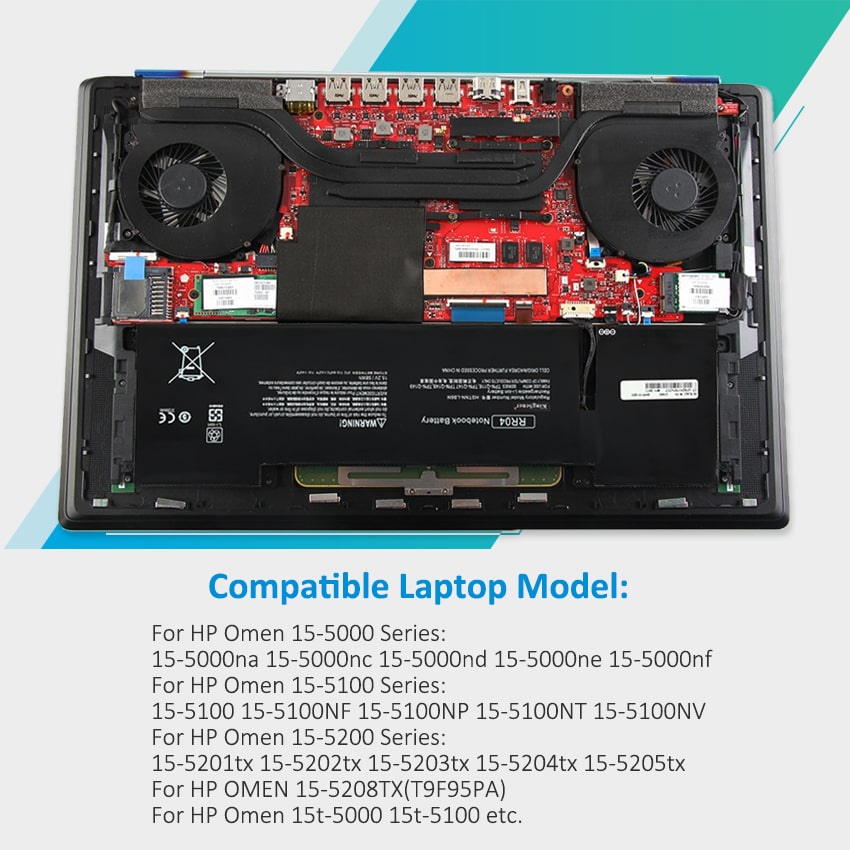 Kingsener-for hp-RR04-laptop battery-58WH