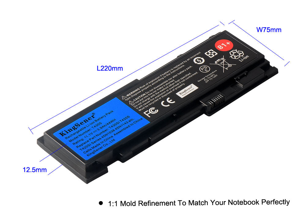Lenovo-ThinkPad-T430S-44WH-Laptop-Battery