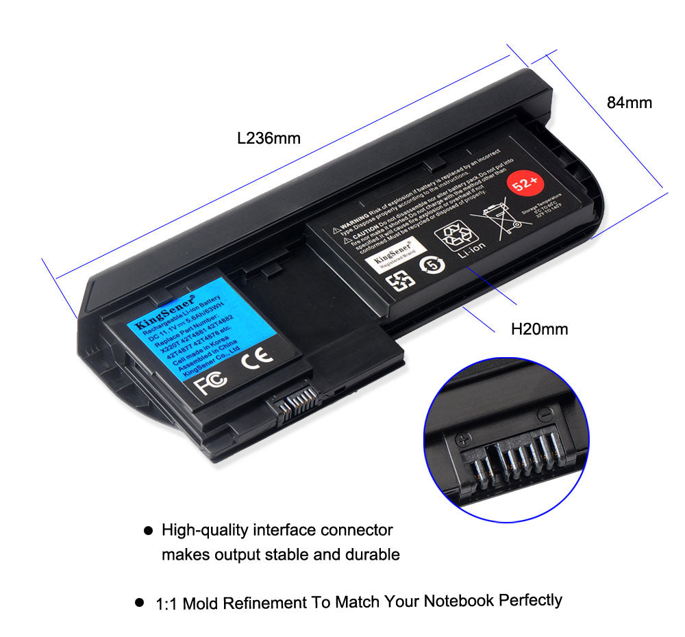 KingSener Korea Cell X220T Tablet Battery For Lenovo Thinkpad X230T 45N1078 45N1079 45N1075 45N1077 45N1074 67+ 11.1V 63WH