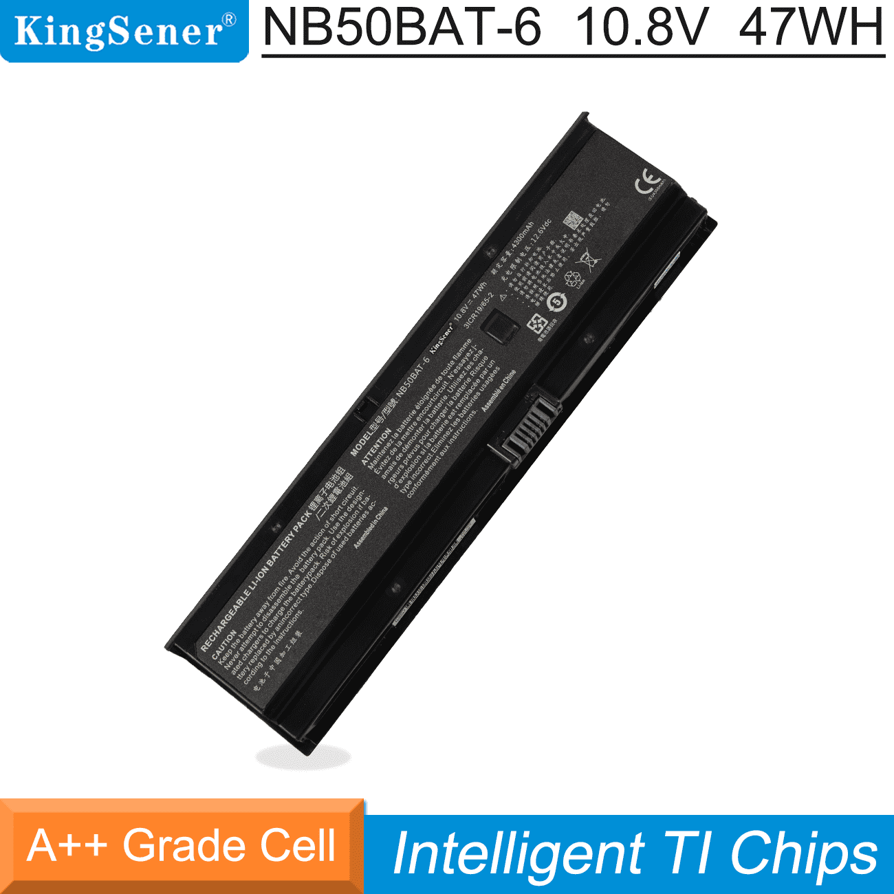 Kingsener-NB50BAT-6-laptop battery-47Wh